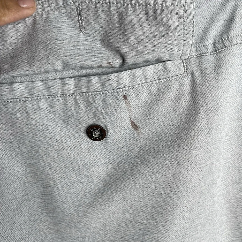 BKE Shorts With Pockets Mens 40 Gray Chino Standard Fit Stretch Casual 10 Inseam